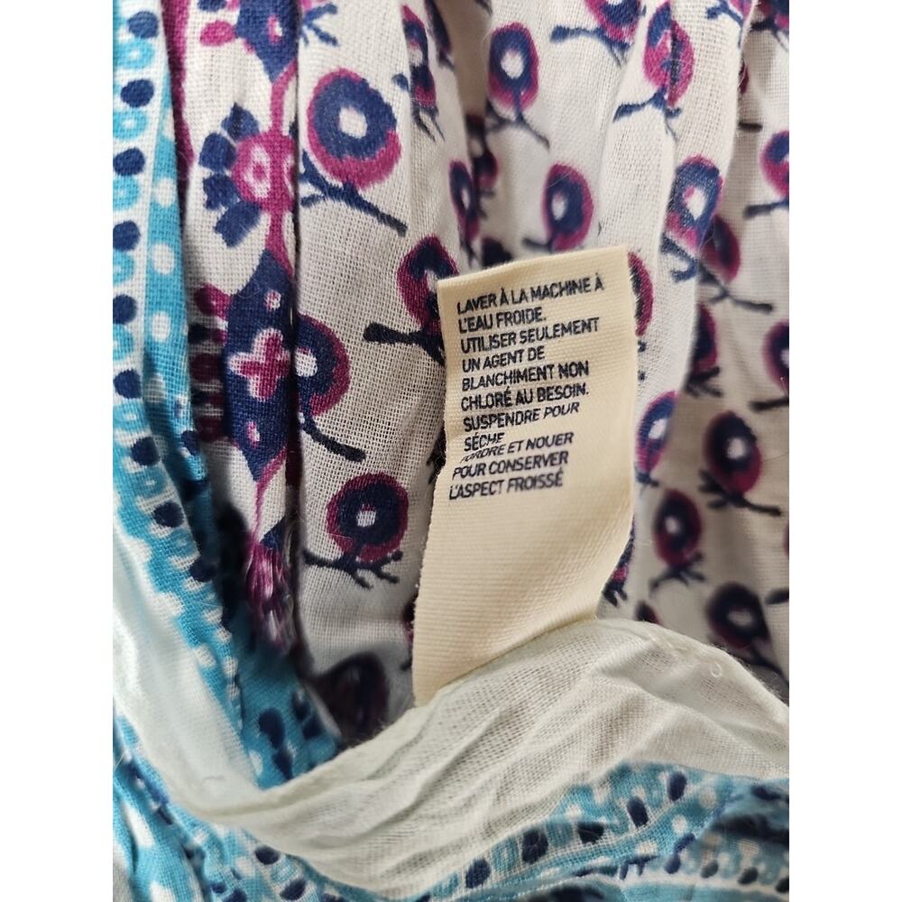 Set Of 2 American Eagle Scarves Scarf Y2k 18x70 Crinkle Cotton Cottagecore - Picture 3 of 6
